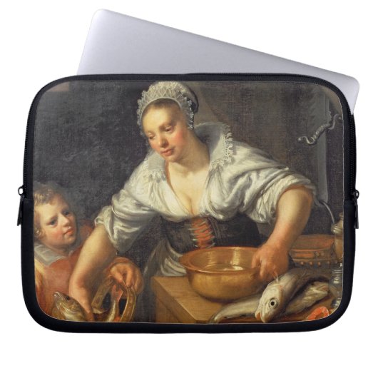 Eine Küchen-Szene Laptopschutzhülle (Vorderseite)