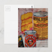 Eine Kuchen- und Backpulver-Collage Postkarte (Vorne/Hinten)