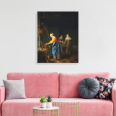 Eine Küchenszene Leinwanddruck (Insitu (Wohnzimmer))