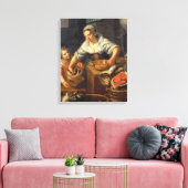Eine Küchenszene Leinwanddruck (Insitu (Wohnzimmer))