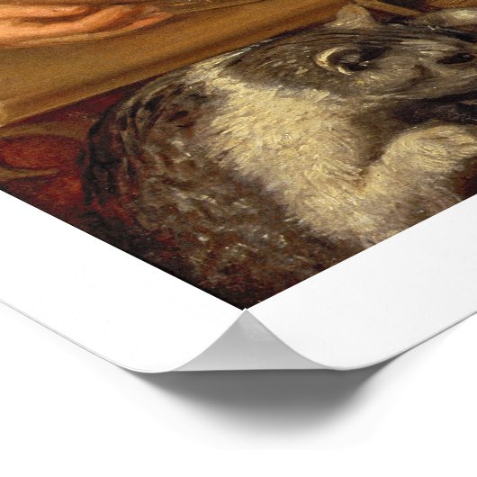 Eine Küchenszene Poster (Ecke)