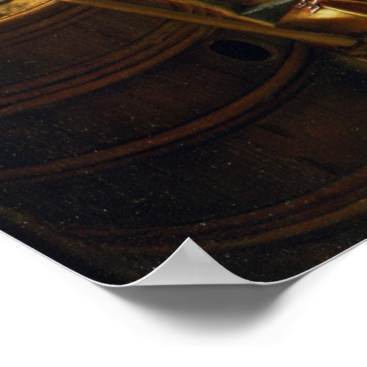 Eine Küchenszene Poster (Ecke)