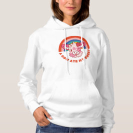 Eine Kuh aß meinen süßen Slogan Hoodie