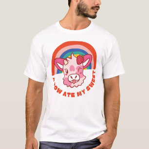 Eine Kuh aß meinen süßen Slogan T-Shirt