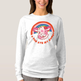 Eine Kuh aß meinen süßen Slogan T-Shirt