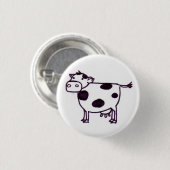 Eine Kuh Button (Vorne & Hinten)