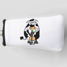Eine Kuh, die Golf spielt Golf Headcover