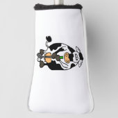 Eine Kuh, die Golf spielt Golf Headcover (Rotieren 90)