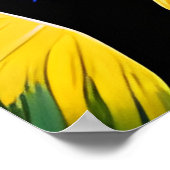 Eine Kuh in der frühen Nacht Poster (Ecke)