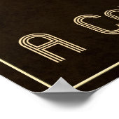 Eine Kuh ist eine Lebensmittelfabrik - mehr Milch  Poster (Ecke)