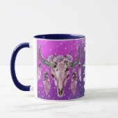 eine Kuh mit einem Seil eingefangen Tasse (Links)