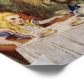 Eine Kunst der Tea-Party-Leinwand Poster (Ecke)