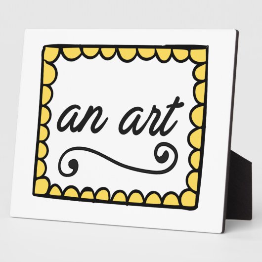 Eine Kunst Fotoplatte (Seite)