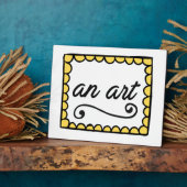 Eine Kunst Fotoplatte (Seite)