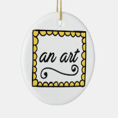 Eine Kunst-Verzierung Keramikornament (Rechts)
