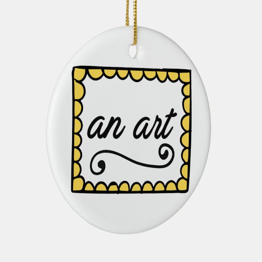 Eine Kunst-Verzierung Keramikornament (Rechts)