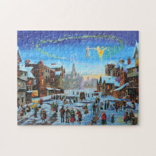 Eine Kunst Weihnachtscarols Gordon Bruce Puzzle