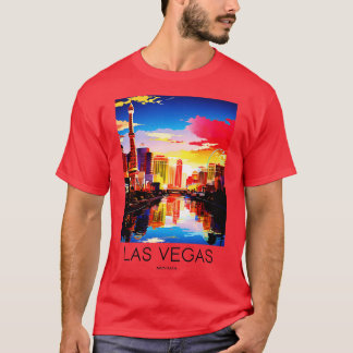 Eine Kunstausgabe von Las Vegas Nevada USA T-Shirt