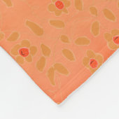 Eine Künstlerische Blume Fleecedecke (Ecke)