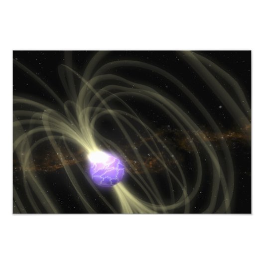 Eine künstlerische Konzeption des Magneten SGR 180 Fotodruck (Vorne)