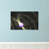 Eine künstlerische Konzeption des Magneten SGR 180 Leinwanddruck (Insitu (Holzboden))