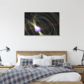 Eine künstlerische Konzeption des Magneten SGR 180 Leinwanddruck (Insitu (Schlafzimmer))