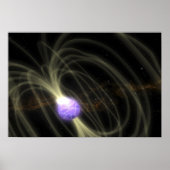 Eine künstlerische Konzeption des Magneten SGR 180 Poster (Vorne)