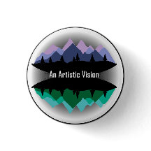 "Eine künstlerische Visions-" Logo-Knopf