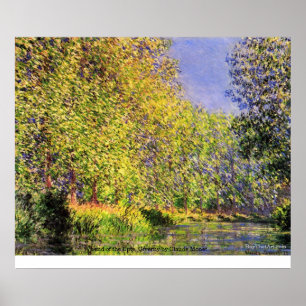 Eine Kurve des Epte, Giverny von Claude Monet Poster