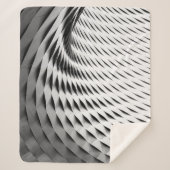 EINE KURVIERTE FASSADE, DIE IN DER WEISSEN LATTICE SHERPADECKE (Vorderseite)