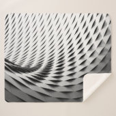 EINE KURVIERTE FASSADE, DIE IN DER WEISSEN LATTICE SHERPADECKE (Vorderseite (Horizontal))