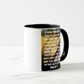 Eine kurze Geschichte von Tim: Lustig Tasse (VorderseiteRechts)