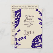 Eine kurze und ermutigende Grußkarte (Vorne/Hinten)