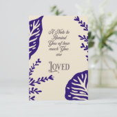 Eine kurze und ermutigende Grußkarte (Stehend Vorderseite)