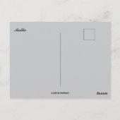 Eine Küstenansicht von Malta Postkarte (Rückseite)