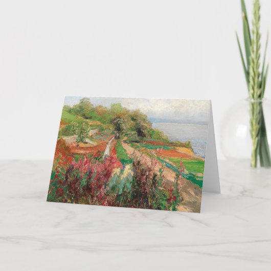 Eine Küstenlandschaft | Olga Wisinger-Florian Karte (Vorderseite)