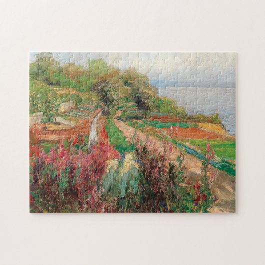 Eine Küstenlandschaft | Olga Wisinger-Florian Puzzle (Horizontal)