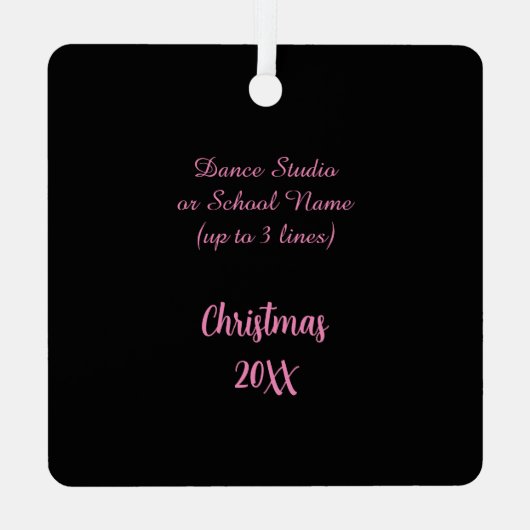 Eine La Seconde wird schwarz und rosa Fläche. Ornament Aus Metall (Rückseite)