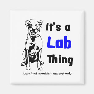 Eine Labrador-Sache Magnet
