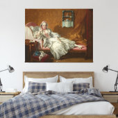 Eine Lady am Tag Leinwanddruck (Insitu (Schlafzimmer))