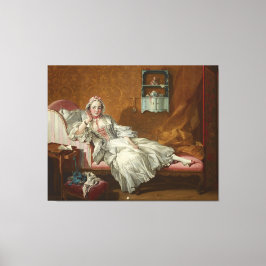 Eine Lady am Tag Leinwanddruck