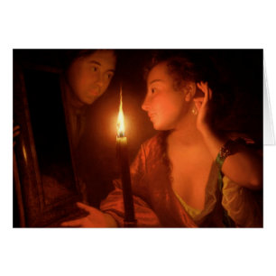 Eine Lady, die einen Ohrring von Candlelight bewun