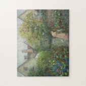 Eine Lady im Garten von Maria Spartali Stillman Puzzle (Vertikal)
