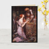 Eine Lady und ihr Ritter Karte (Gelbe Blume)