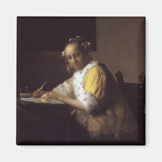 Eine Lady Writing Magnet