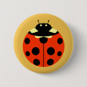 Eine Ladybug Button (Vorderseite)
