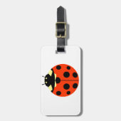 Eine Ladybug Gepäckanhänger (Vorderseite vertikal)