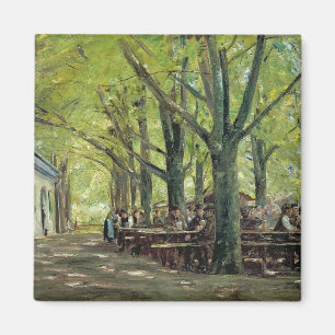 Eine Land-Bierstube, Brannenburg, Bayern, 1894 Magnet