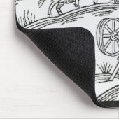 Eine Land-Szene mit einem Frauenspinnen Mousepad (Ecke)