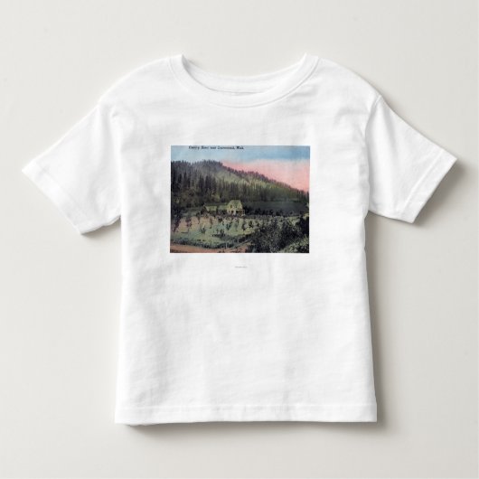 Eine Land-Wohnsitz-Szene Kleinkind T-shirt (Vorderseite)